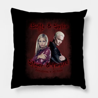 Buffy & Spike Vintage Look Pillow