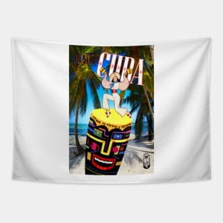 Cuba - Vintage Travel Tapestry