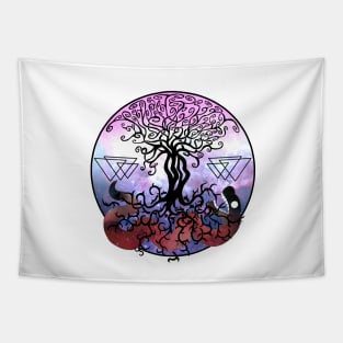 Yggdrasil and Niddhog Tapestry