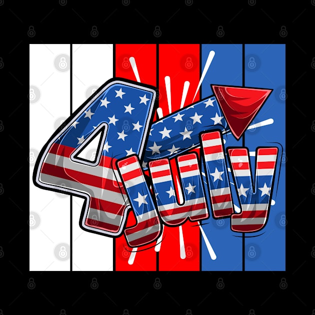 Funny 4th Of July 2021 Fourth Of July Patriotic USA Flag Celebration Gift by dianoo