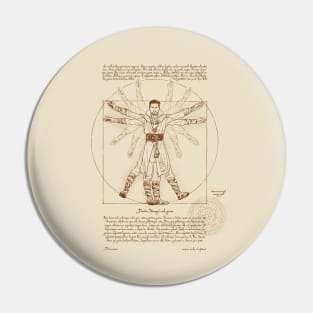 Vitruvian Strange Pin