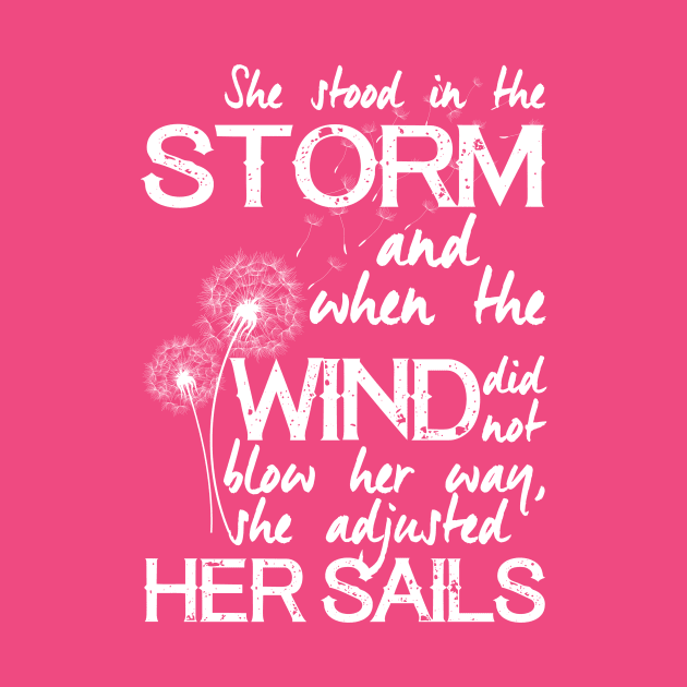 She stood in the storm...beautiful quote (white text) by stylecomfy