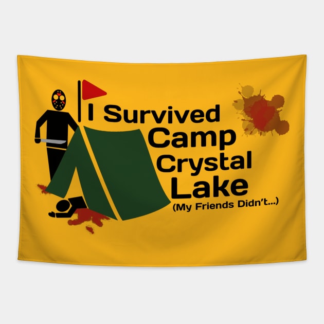 Camp Crystal Lake Tapestry by MoonClone