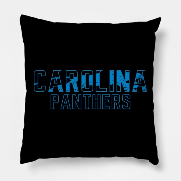 Carolina Panthers Pillow by CovpaTees