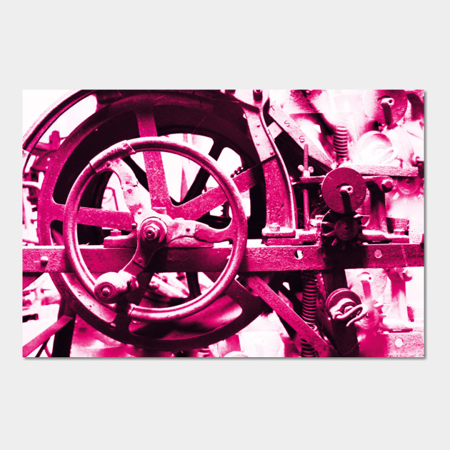 Discover Pink Machine - Machine - Posters and Art Prints