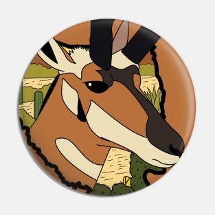 Pronghorn Pin