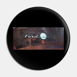 Rusty Ford Emblem Pin