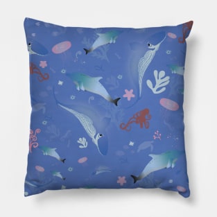 Under the water Sea life 2 Pillow