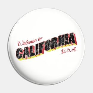 Welcome to California Pin