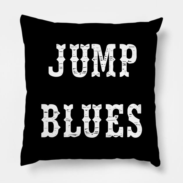 Jump blues Pillow by KubikoBakhar