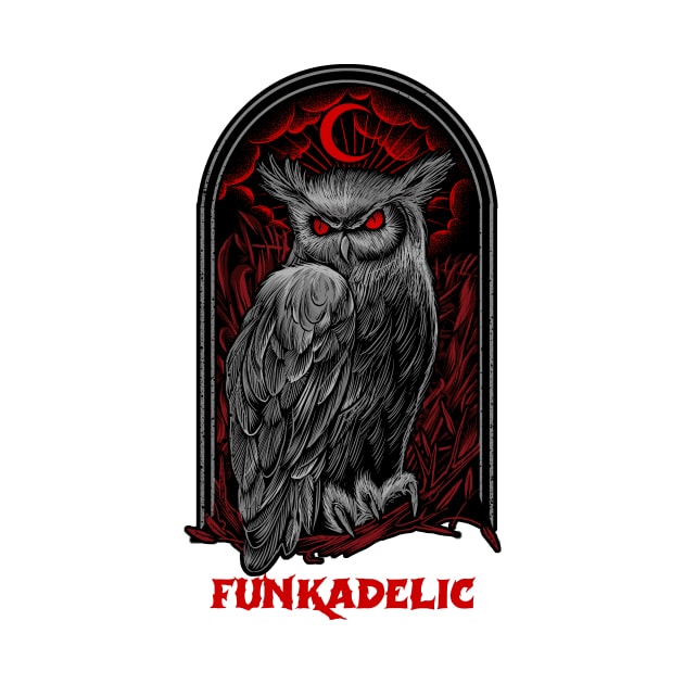 The Moon Owl Funkadelic by Pantat Kering