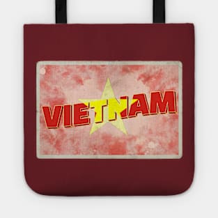 Vietnam vintage style retro souvenir Tote