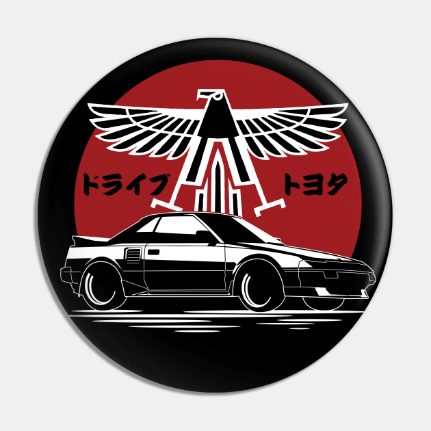 Toyota MR2 Thunderchicken Pin by thesupragoddess