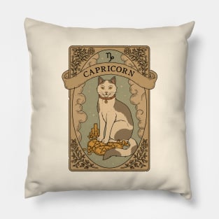 Capricorn - Cats Astrology Pillow