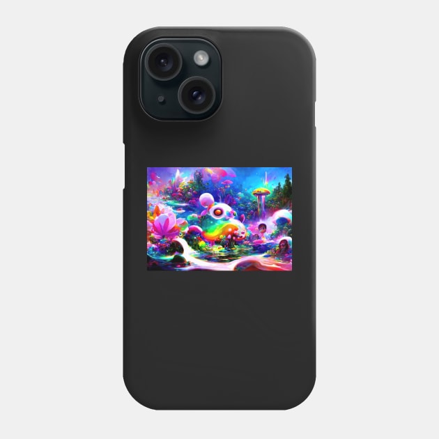 Color Globs | Mermaid Den Phone Case by AlexandrAIart