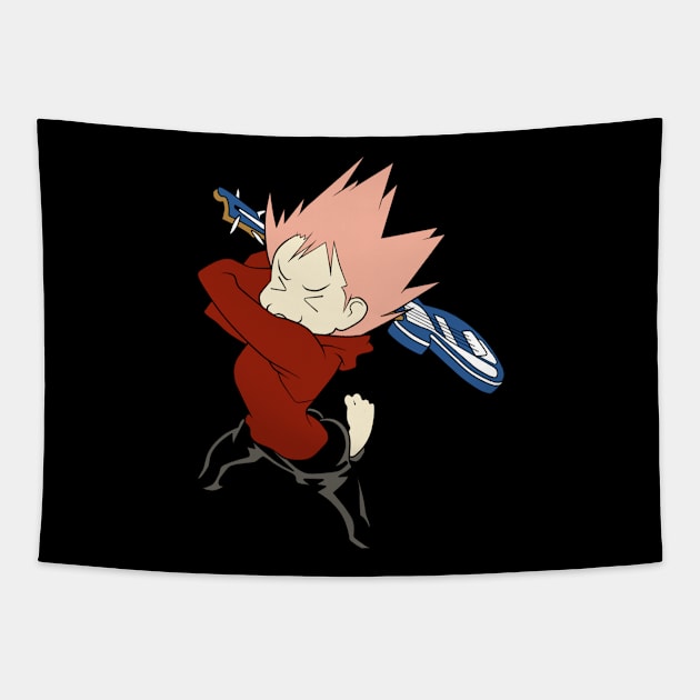 Haruhara Flying Bass Tapestry by BUSTLES MOTORCYCLE