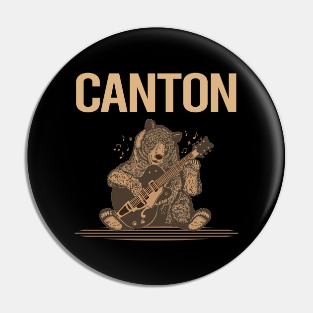 Brown Bear Guitar Canton Pin by rosenbaumquinton52