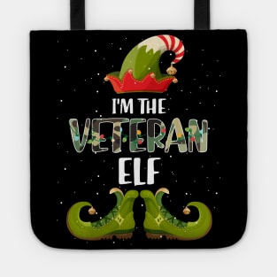 Im The Veteran Elf Christmas Tote