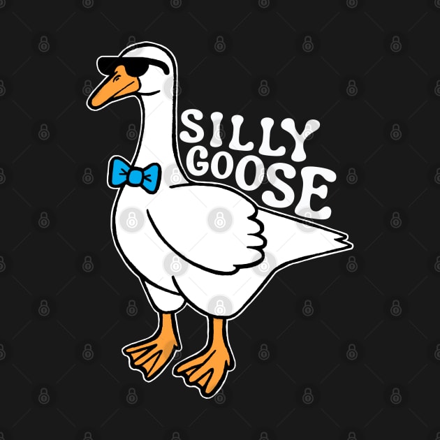 Silly Goose with Sunglasses by Downtown Rose