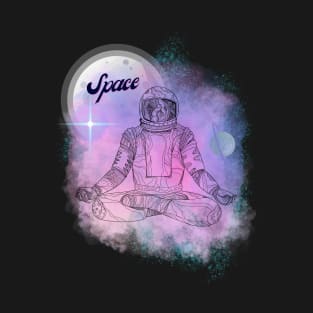 Astronaut meditating T-Shirt
