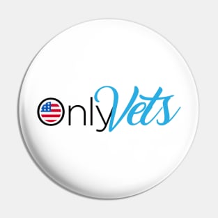 Only Vets - Veteran's Day 2021 USA Flag Pin