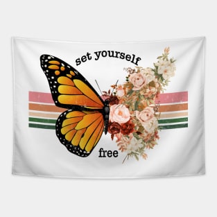 COLORFUL BUTTERFLY Tapestry