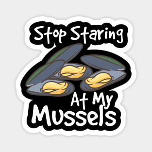 Mussels, Funny Oyster Magnet