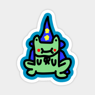 Frog wizard! Magnet