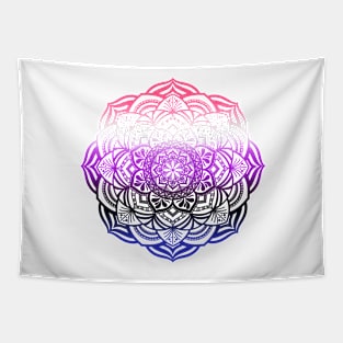 Gradient Genderfluid Pride Mandala Tapestry