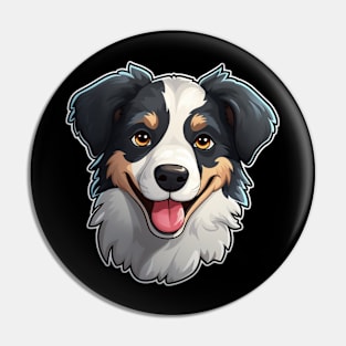 Cute Border Collie Dogs Funny Border Collie Pin