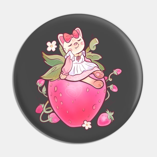 STAY CUTE, STRAWBEE Pin by ALEXANDERDESADE