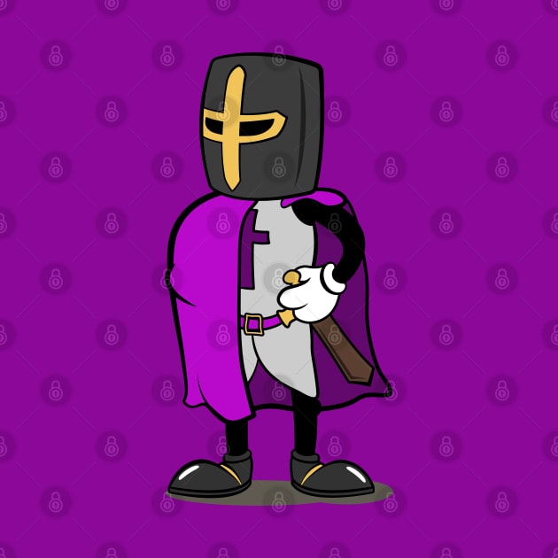 Teutonic Knight Cartoon (Player 6 colors, pink version) by Koyaanisqatsian