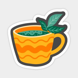 Cup of Matcha Tea Magnet