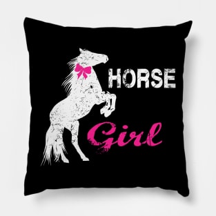 Horse Girl Horse Lover Pillow