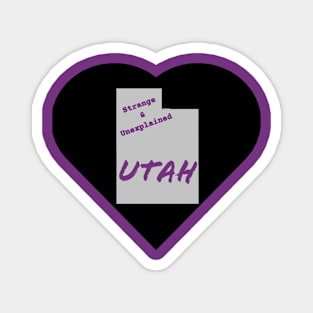 Strange Utah heart Magnet