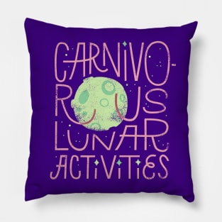 Carnivorous Lunar Activities Pillow