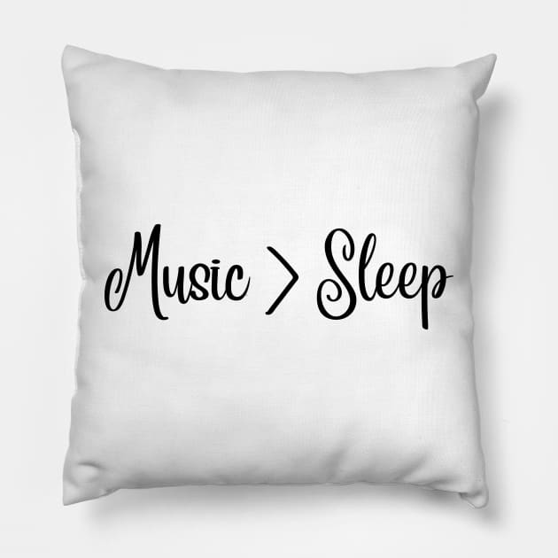 Music over sleep Pillow by TheWrightLife