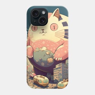 Chubby Catzilla Phone Case