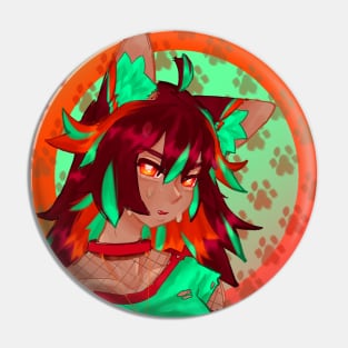 werewolf girl Pin