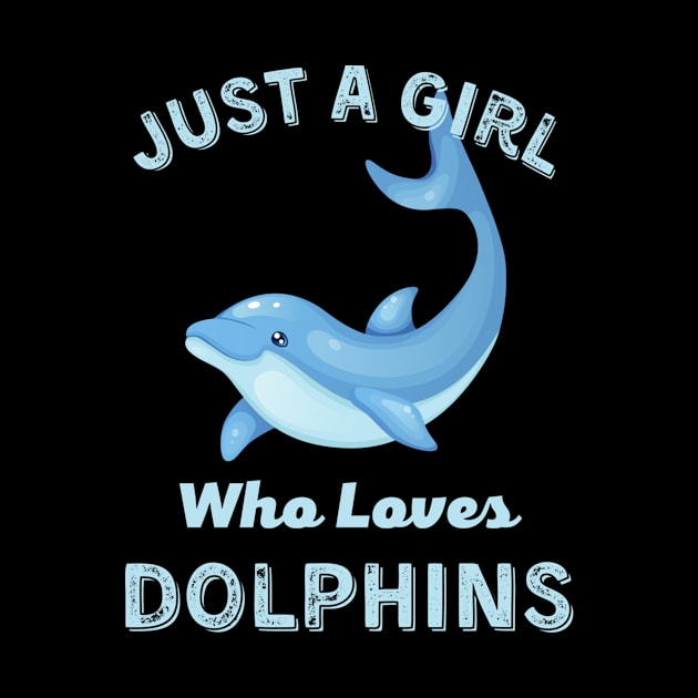 Juste une fille qui aime les dauphins Sticker by Jennifer Wirth