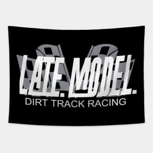 Late Model Racing Dirt Track Racing Tapestry