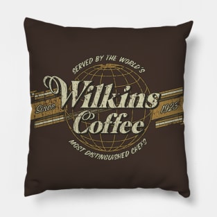 Wilkins Coffee Co. Globe 1923 Pillow