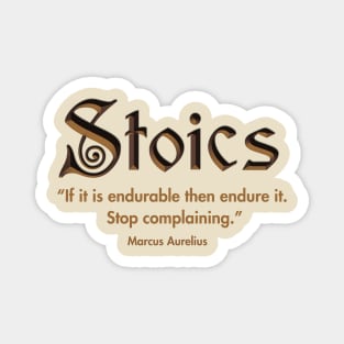 Stoic's quote Magnet