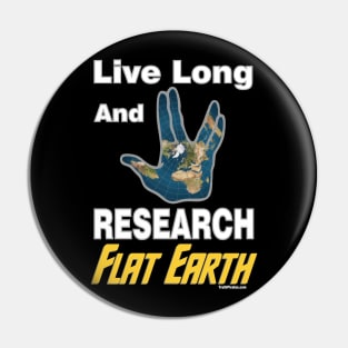 Flat Earth Map Pin