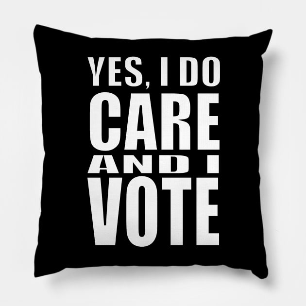 I Care Pillow by justin_weise