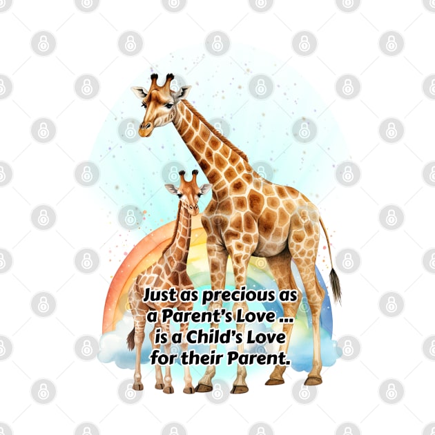 Parent Baby Giraffe by KEWDesign