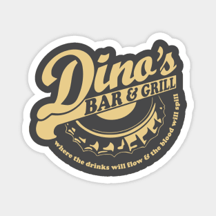 THIN LIZZY inspired Dinos Bar and Grill Magnet
