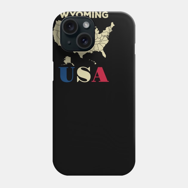 wyoming Phone Case by Cuteepi