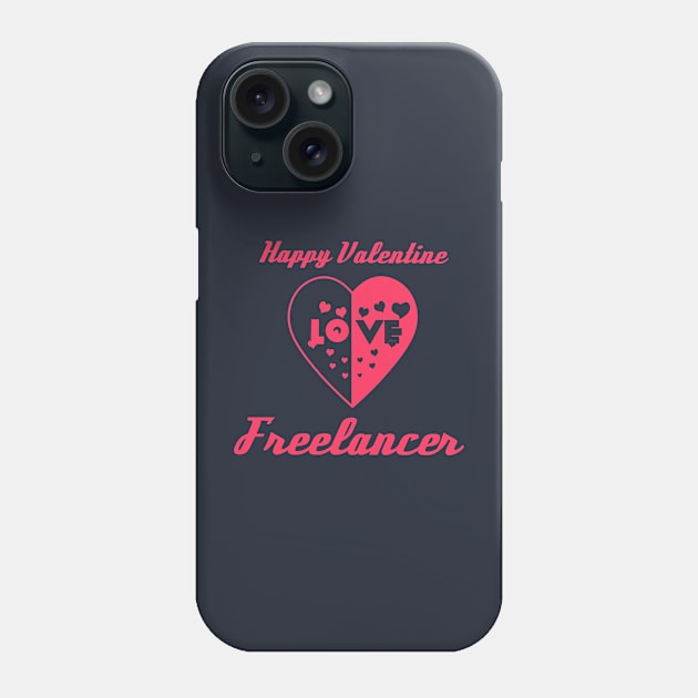 Heart in Love to Valentine Day Freelancer Phone Case by AchioSHan