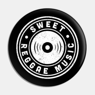 Sweet Reggae Music Vintage Vinyl Retro Classic Reggae Pin